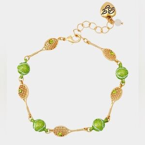 Betsey Johnson Tennis Racquet Flex Bracelet